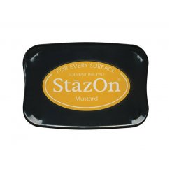 Tampone per timbri StazOn per tutte le superfici 47 x 75 mm, senape (91)