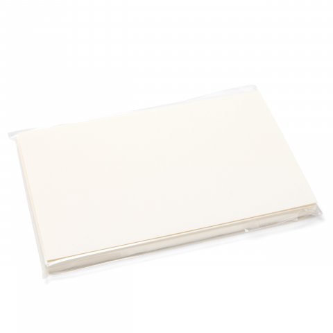 Rivoli Briefpapier Karte Dame 200 g/m², 83 x 133 mm, 25 Stück, gelblich weiß
