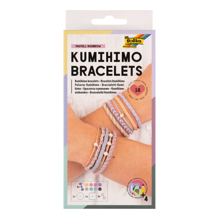 Jewelry set, Kumihimo friendship bracelets