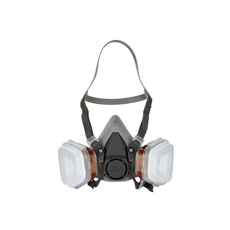 3M 6002c reusable half-face mask respirator