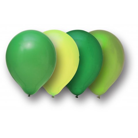 Palloncini, mix di colori ø circa 310 mm, 15 pezzi, miscela verde