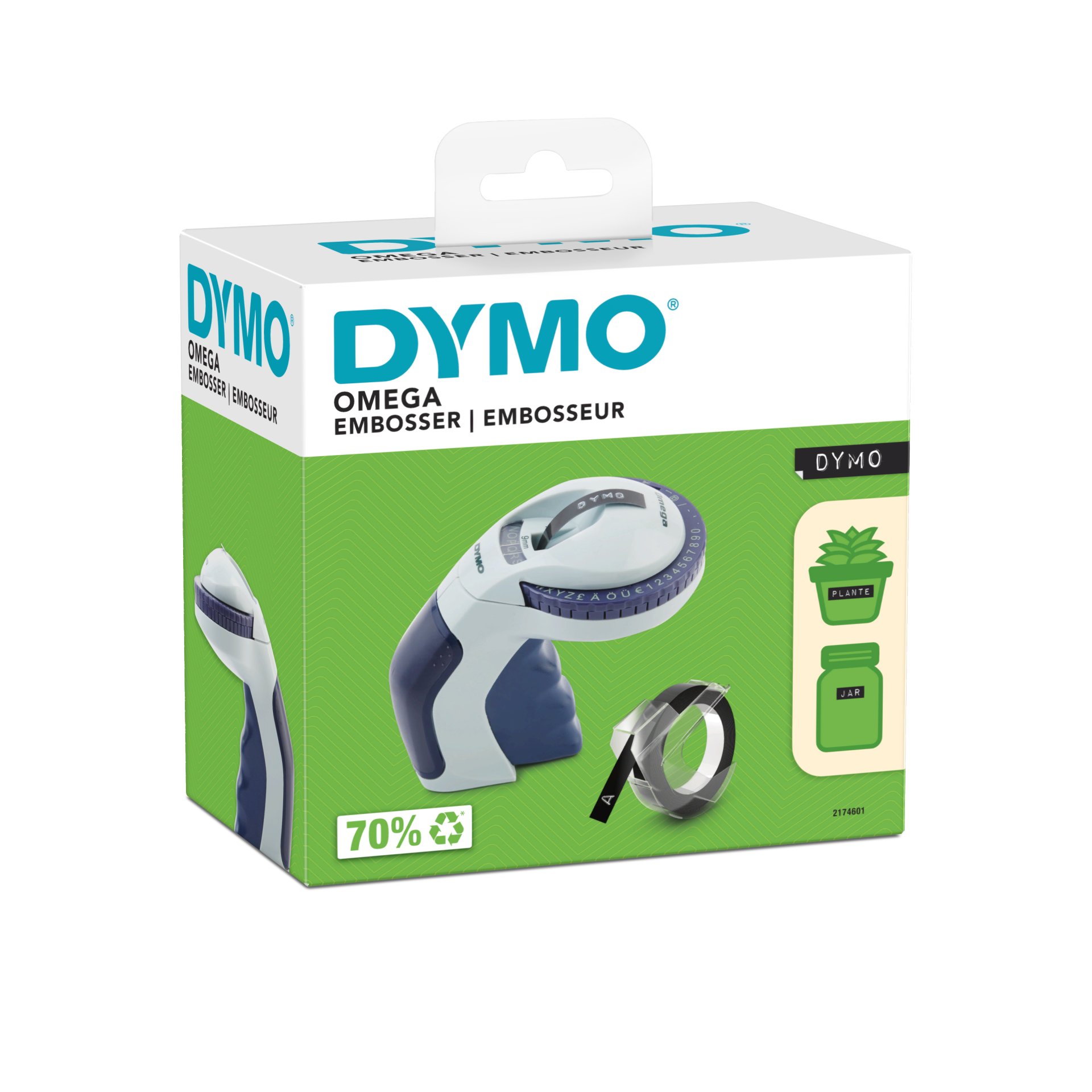 Dymo Omega Embosser Label Printer Blue