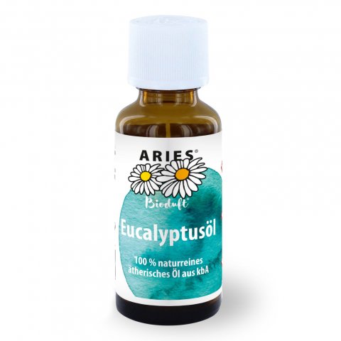 Ätherisches Öl, Bioqualität Glasflasche 30 ml mit Tropfenspender, Eucalyptus