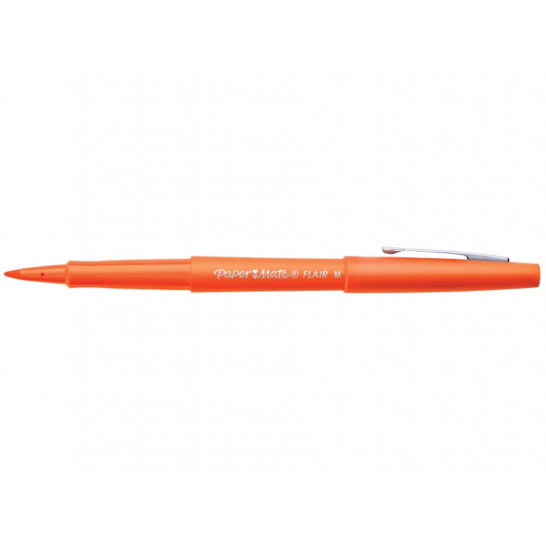 Papermate Flair Marker Set - 4 Bunte + 6 Schwarze Fasermaler - 0,7-0,8 Mm Spitze, Wasserbasierte Tinte