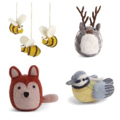Gry &amp; Sif, felt articles to hang up