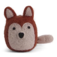 Gry & Sif, objetos de fieltro para colgar, 1 pieza, 6 x 5 x 5 cm, hecha a mano, zorro