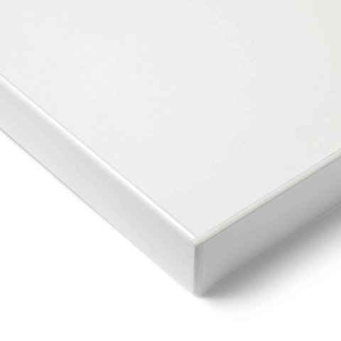 Modulor piano del tavolo, base Melamina, 25x680x1200mm, finemente perlata, bianca, bianco