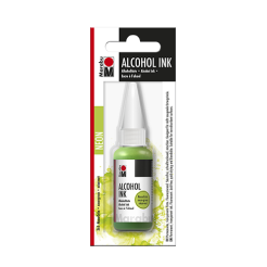 Marabu Alkohol Tinte Kunststoffflasche 20 ml, Neon-Grün (365)