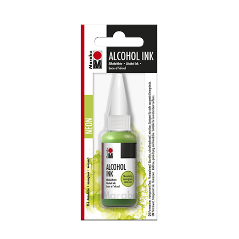 Marabu Alcohol Ink Plastic bottle 20 ml, neon green (365)
