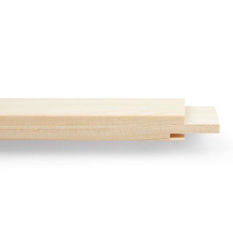 Modulor wedge frame intermediate bar, pine LH = 15 mm, LB = 45 mm, l = 1200 mm, 1 slot