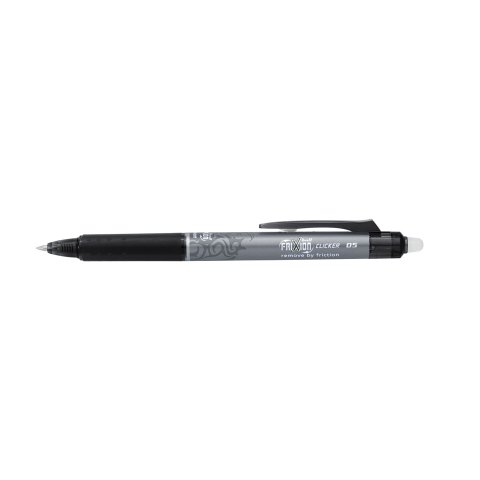Kugelschreiber Radierbar Farbe Schwarz mit Gummi Radier 0.7 MM 