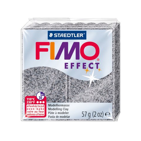 FIMO Modelliermasse Effect 8010 57 g, ofenhärtend, 110°C/230°F, granit (803)