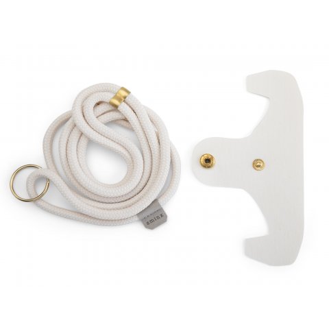 Sminx Smart Strings cell phone chain set Multiband and Phone Adapter, white