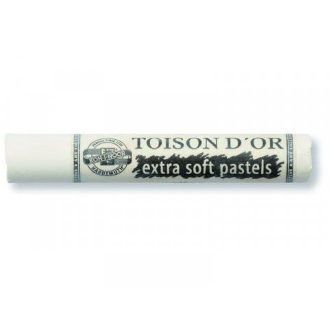 Pastellkreide Toison d´Or Extra Soft Pastels 8550 Einzelkreide extraweich, rund, zinc white (01)
