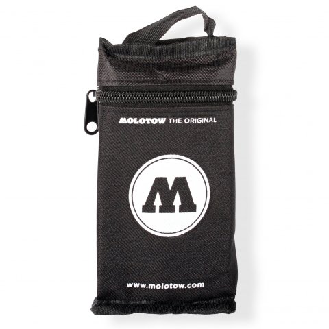 Molotow Transporttasche für Marker leer, schwarz, für max. 12 Marker