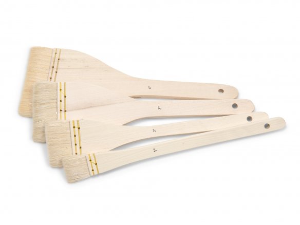 Flächenpinsel Hake Brush, Ziegenhaar, flach
