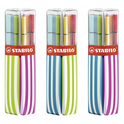 Stabilo Pen 68, Set 20 Stifte im Twin-Pack, farbig sortiert