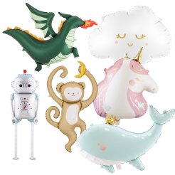 Foil balloon motif