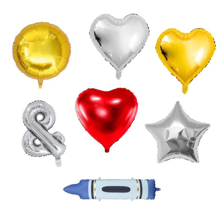 Motivo palloncini in foil