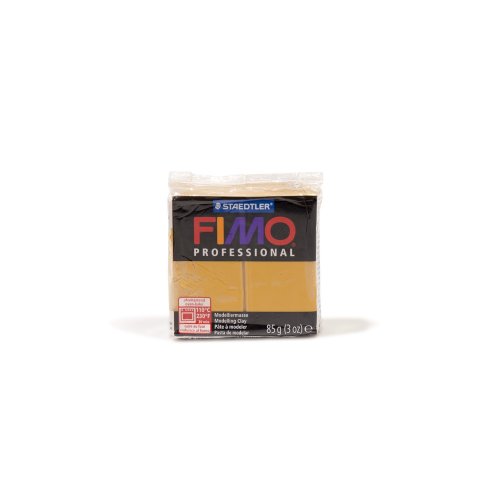 Fimo Professional modeling clay 8004 85 g, oven hardening, 110°C/230°F, ocker (17)