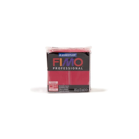 Fimo Professional modeling clay 8004 85 g, oven hardening, 110°C/230°F, crimson (29)