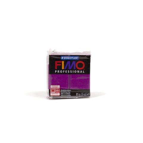 Fimo Professional modeling clay 8004 85 g, oven hardening, 110°C/230°F, violet (61)
