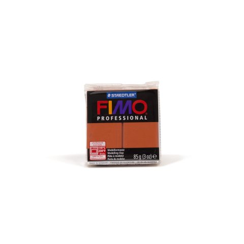 Fimo Professional modeling clay 8004 85 g, oven hardening, 110°C/230°F, terracotta (74)