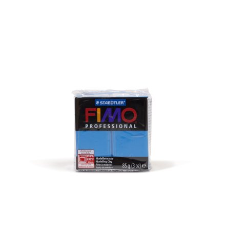Fimo Professional modeling clay 8004 85 g, oven hardening, 110°C/230°F, true blue (300)