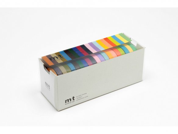 Mt Masking Tape, Washi Klebeband uni, 20er-Set