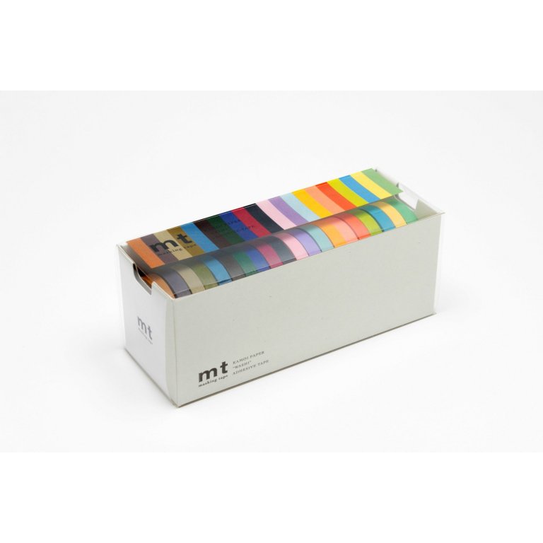 Mt Masking Tape, Washi Klebeband uni, 20er-Set