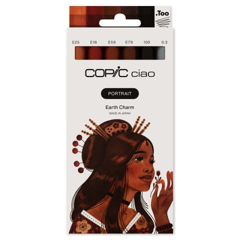 Copic Ciao PORTRAIT, 6er-Set Earth Charm