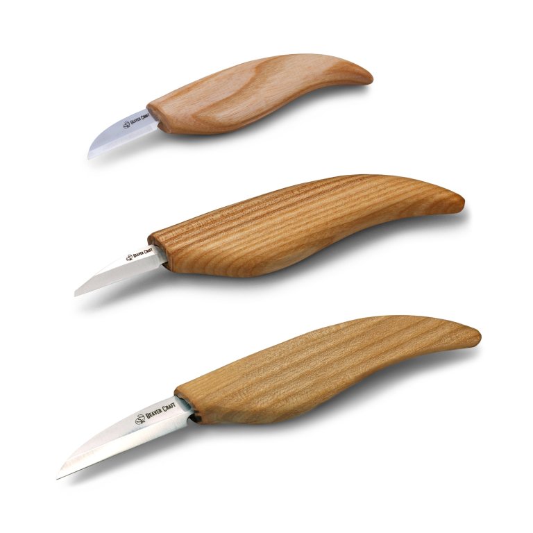 Beavercraft Schnitzmesser gerade Klinge