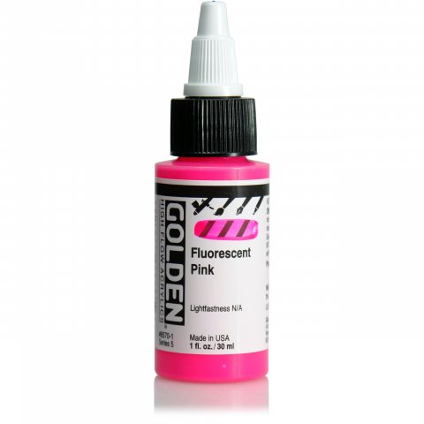 Golden Acrylfarbe High Flow Flasche 30 ml, Fluor Pink (8570)