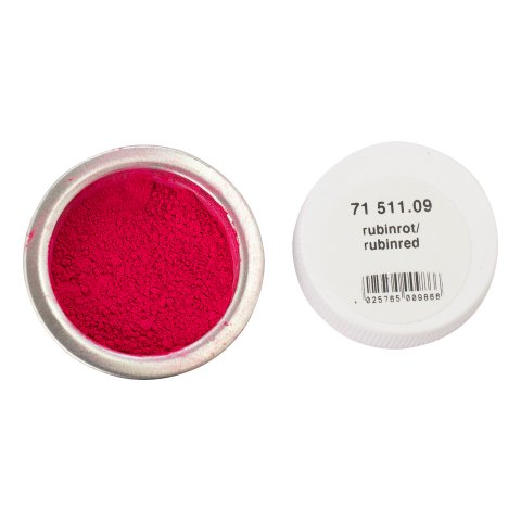 Pigmento colorato in polvere 100 ml, rosso rubino