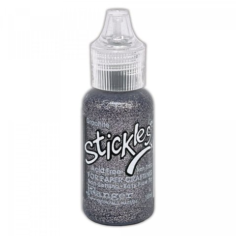 Ranger Stickles colla glitterata 18 ml, punta fine, senza acidi, grafite