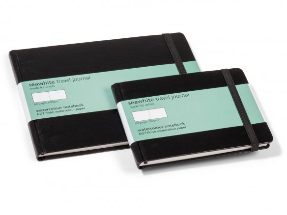 Seawhite Aquarellbuch Hardcover weiß 200 g/m²