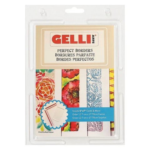 Juego de planchas de gel Gelli Arts para monocopias Placa transparente 102x152 mm y soporte 127x178 mm