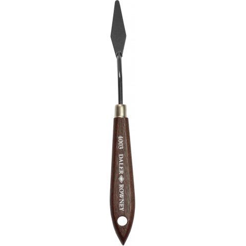 Cuchillo para pintar mango de madera Nº 03, l = 205 mm, en forma de diamante