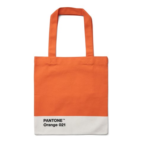 Pantone borsa da trasporto in cotone 38 x 41 cm, arancione 021