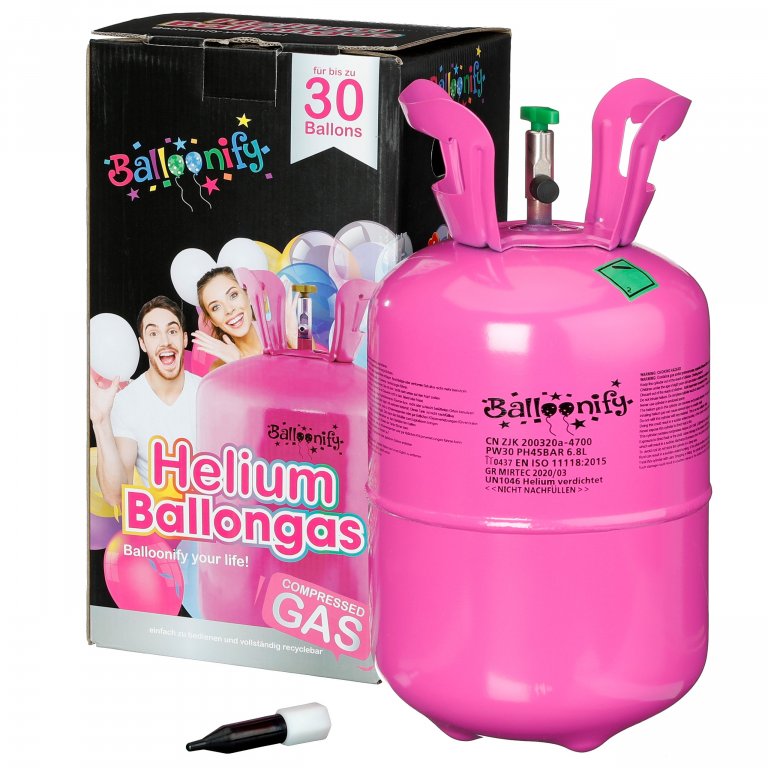 Globo de gas helio
