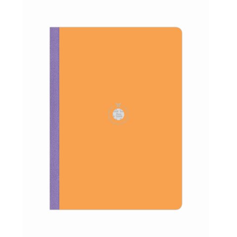 The Writing Fields Notizbuch Flexbook 17 x 24 cm, liniert, 80 Blatt, orange