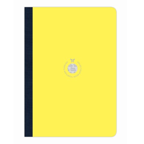 The Writing fields escritura cuaderno flexbook aprox. A4, rayado, 80 hojas, amarillo