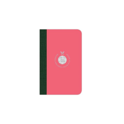 The Writing Fields Notizbuch Flexbook 9 x 14 cm, liniert, 80 Blatt, pink
