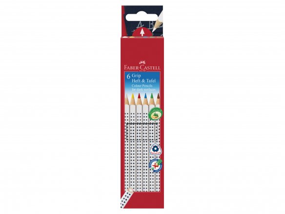 Faber-Castell Grip dark surface colour pencil set
