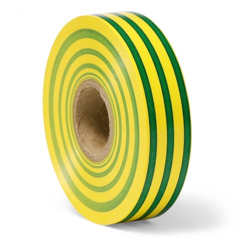 Insulating tape for electrical installation self-adhesive b = 19 mm, l = 33 m, striped