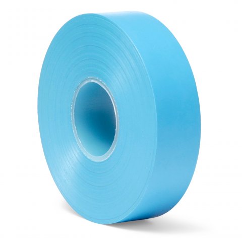 Insulating tape for electrical installation self-adhesive b = 19 mm, l = 33 m, light blue