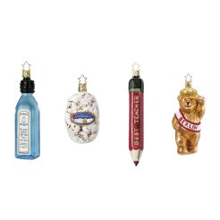 Baumschmuck aus Echtglas, mundgeblasen