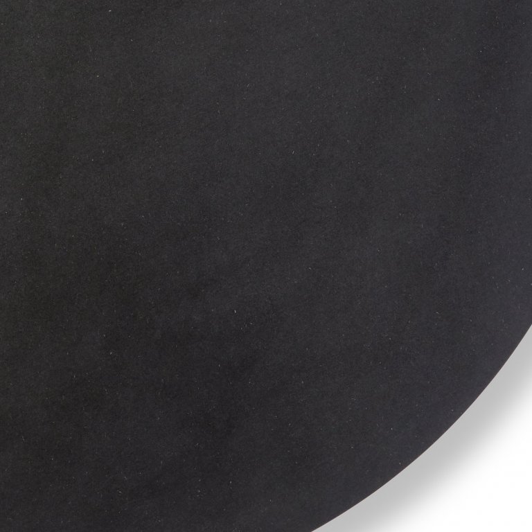 MDF table top, bevelled edge, round