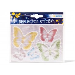 Herma reflector sticker 90 x 128 mm, butterfly
