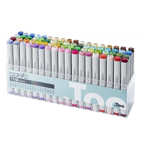 Copic Marker Sets, 72 Set de 72 C, colores vivos